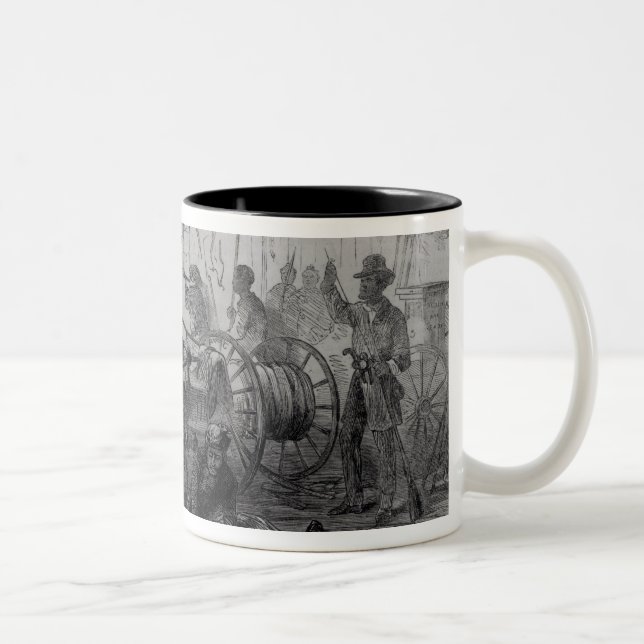 Harpers Fähren-Aufstand Zweifarbige Tasse (Rechts)