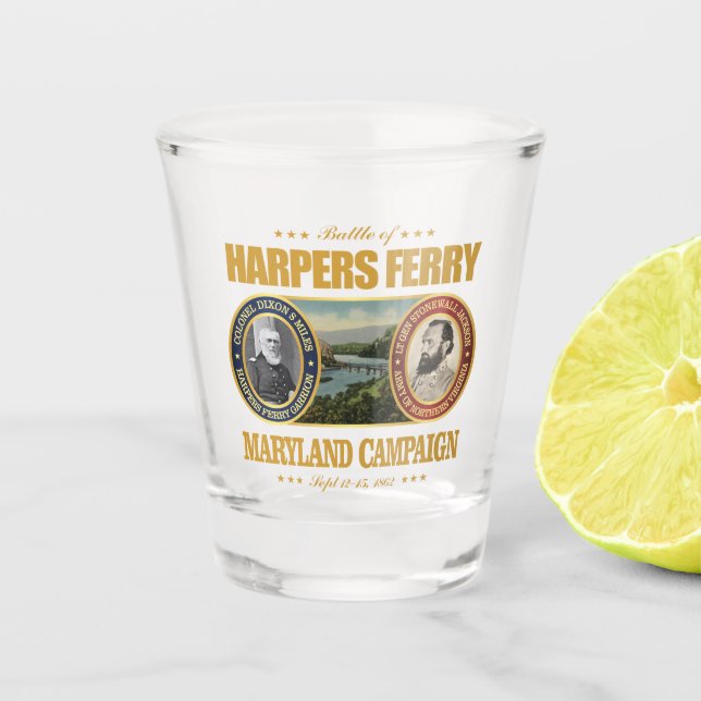 Harpers Ferry (FH2) Schnapsglas (Vorderseite)