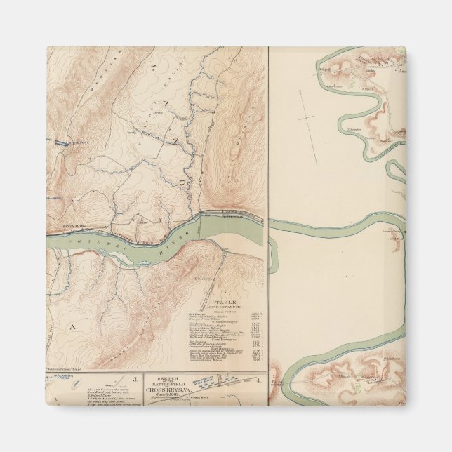 Harper's Ferry, Hagerstown, Funkstown Magnet (Vorne)