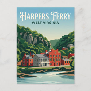 Harpers Ferry National Historical Park USA Postkarte