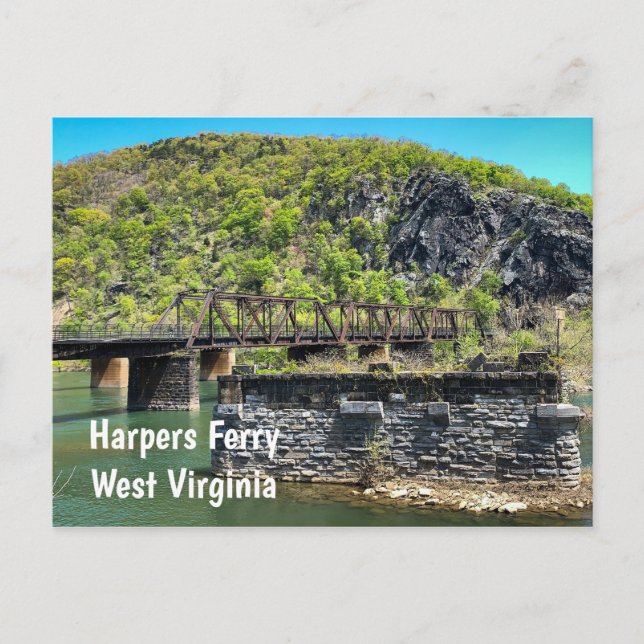 Harpers Ferry Postkarte (Vorderseite)