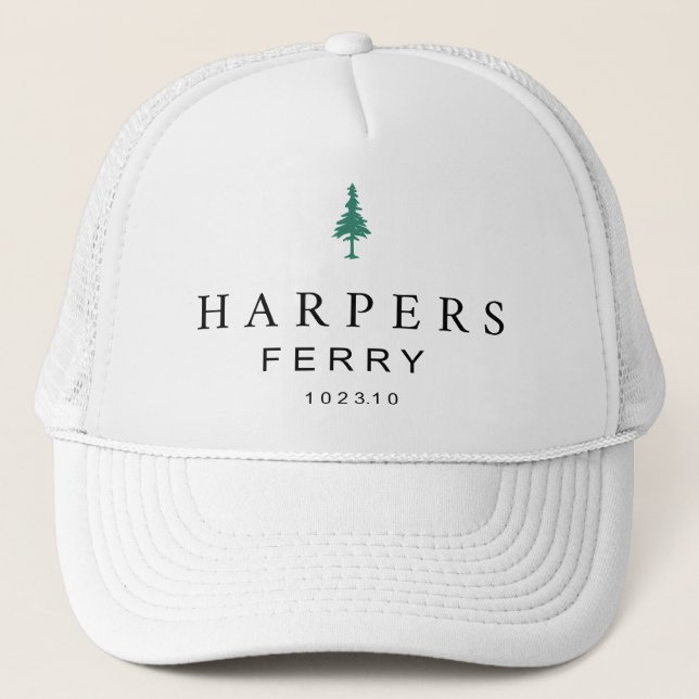 Harpers Ferry, WV Truckers Casquette (Devant)