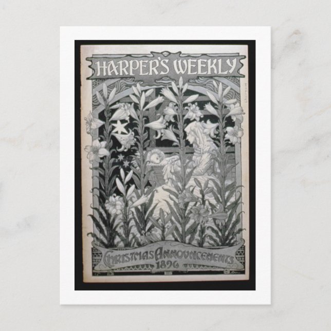 'Harper's Weekly', Weihnachtsankündigungen 1896 (l Postkarte (Vorderseite)