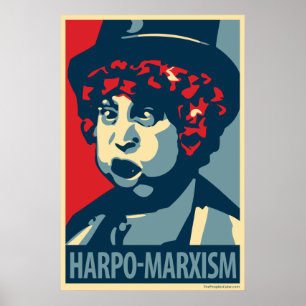 Harpo Marx - Harpo-Marxismus: OHP Poster