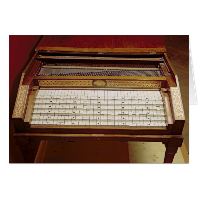 Harpsichord, par Johann Jakob Konnicke, 1796 (Devant horizontal)