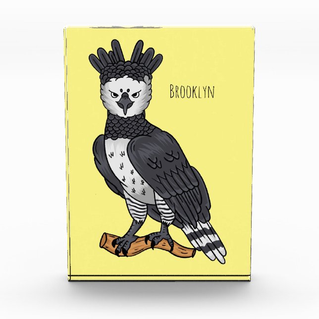 Harpy-Adler-Cartoon Fotoblock (Vorderseite)