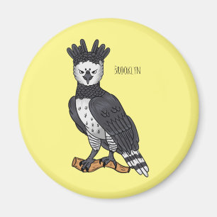 Harpy-Adler-Cartoon Magnet