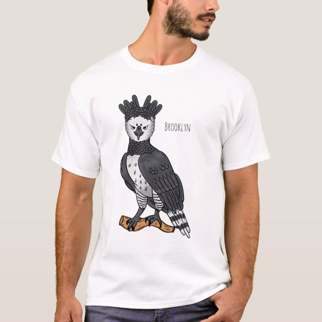 Harpy-Adler-Cartoon T-Shirt (Vorderseite)