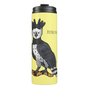 Harpy-Adler-Cartoon Thermosbecher