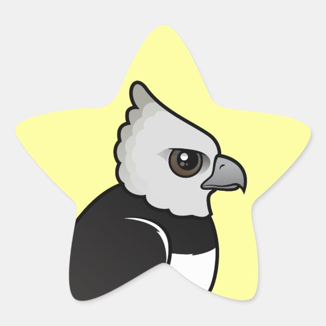 Harpy Eagle Stern-Aufkleber (Vorderseite)