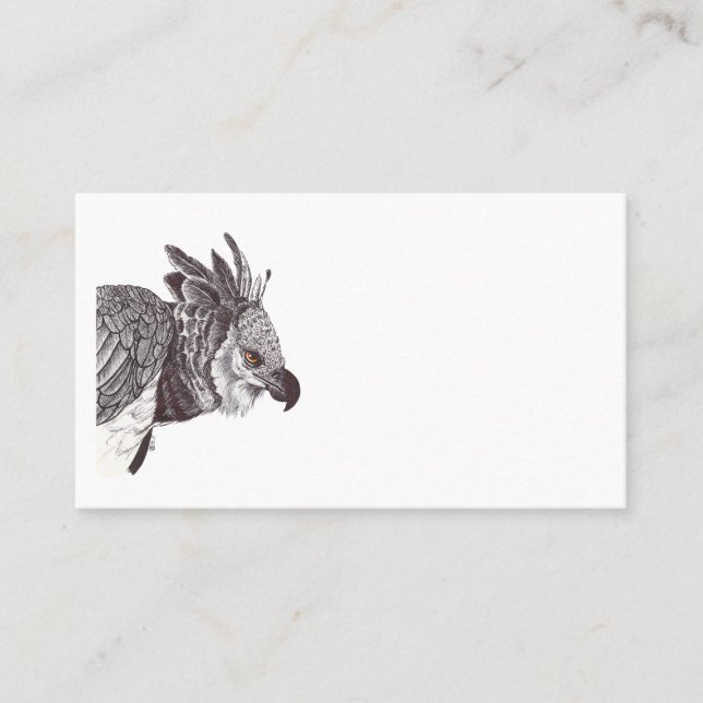 HARPY EAGLE VISITENKARTE (Vorderseite)
