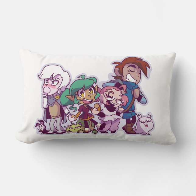 Harpy-Gee Freunde und Haustiere! Lendenkissen (Vorderseite)