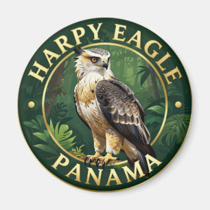🦅 Harpyie Panama Tropische Tierwelt Magnet