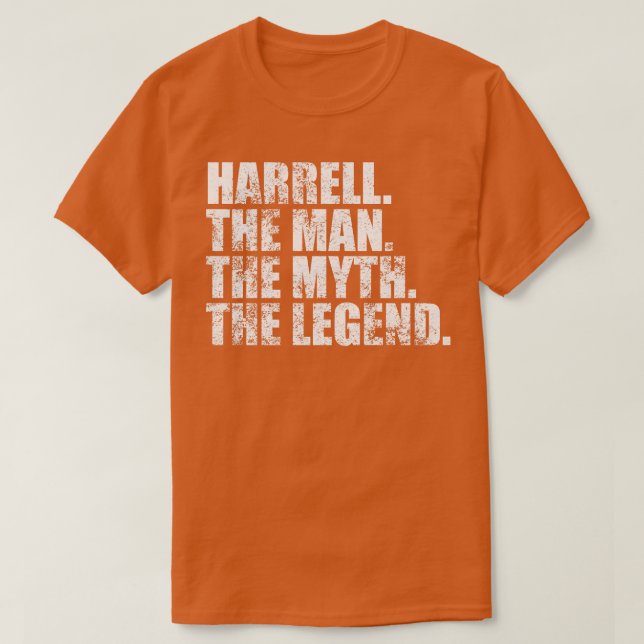 HarrellHarrell Familienname Harrell Nachname Harre T-Shirt (Design vorne)