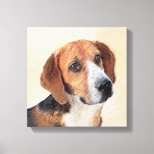 Harrier Painting - Niedliche Original Dog Art Leinwanddruck