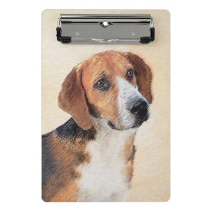 Harrier Painting - Niedliche Original Dog Art Mini Klemmbrett
