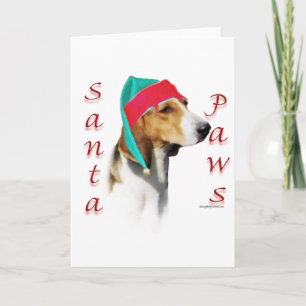 Harrier Santa Paws Feiertagskarte
