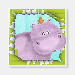 Harriet das Flusspferd Magnet