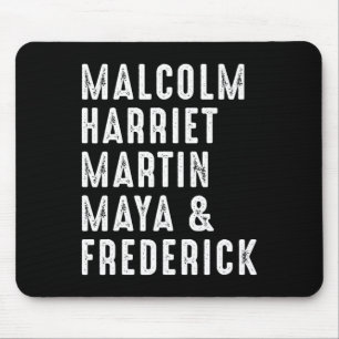 Harriet Martin Maya Frederick Black Leaders Mousepad