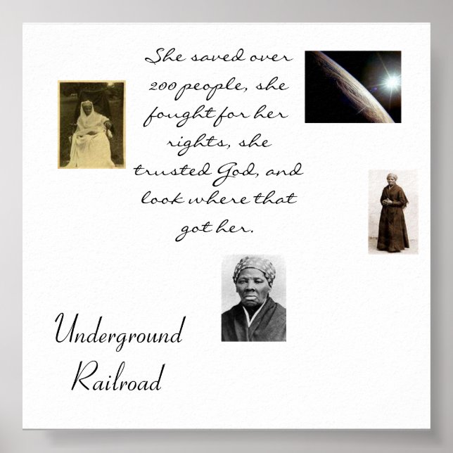 Harriet Ross Tubman Poster (Vorne)
