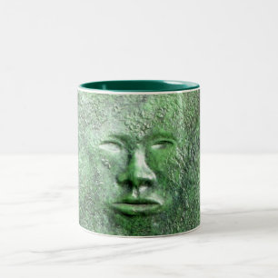 Harriet Tubman Abstraite Mug en céramique verte