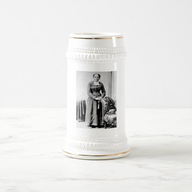Harriet Tubman Conductor Untergrund Railroad Bierglas (Mittel)