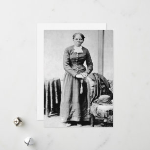 Harriet Tubman Conductor Untergrund Railroad Feiertagskarte