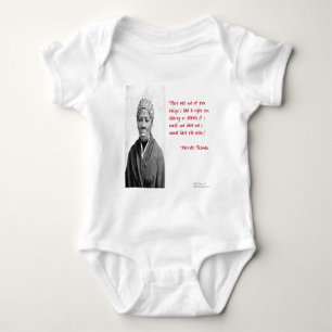 Harriet Tubman "Freiheit Oder Tod" Zitat Geschenke Baby Strampler