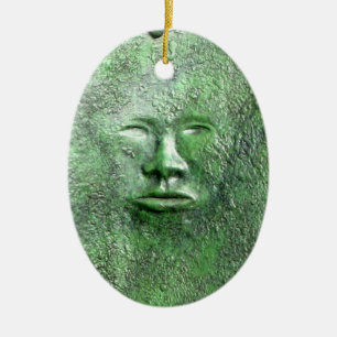 Harriet Tubman in Bronze Keramik Ornament