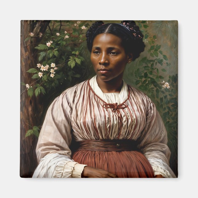Harriet Tubman Original Painting Magnet (Vorne)