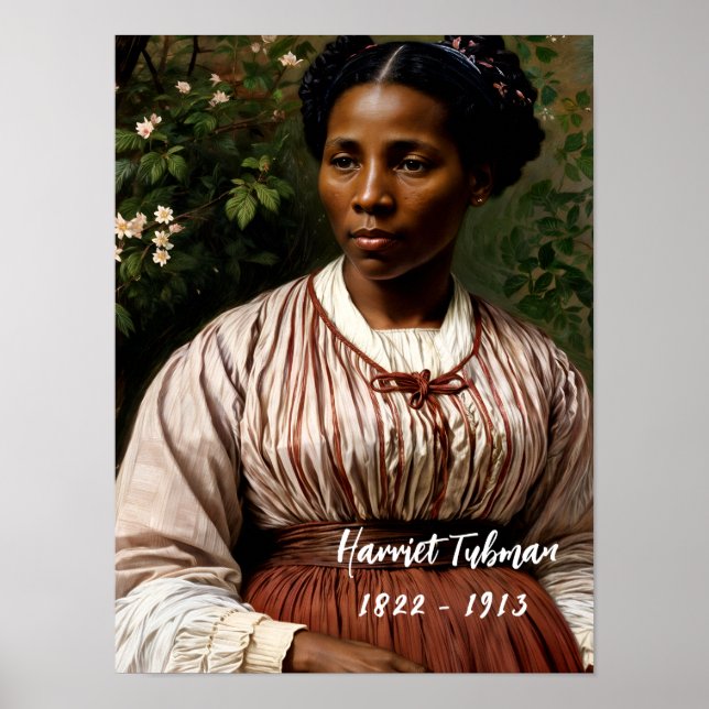 Harriet Tubman Original Portrait Art Poster (Vorne)