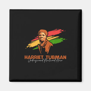 Harriet Tubman Untergrund Railroad Hero Black Magnet
