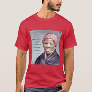 Harriet Tubman & Zitat Herren T-Shirt