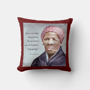 Harriet Tubman & Zitat Kissen