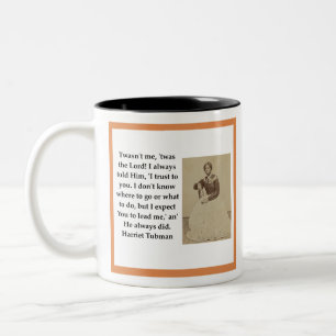 Harriet Tubman Zweifarbige Tasse