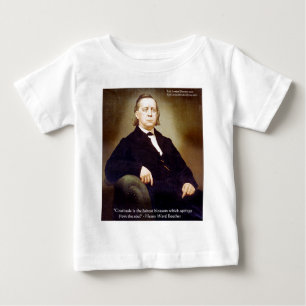 Harriet Ward Beecher Dankbarkeit Zitat Weisheit Ge Baby T-shirt