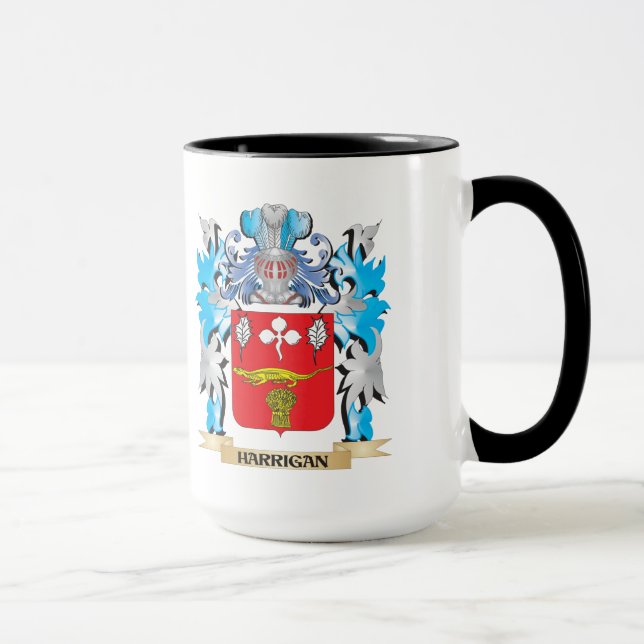 Harrigan Wappen - Familienwappen Tasse (Rechts)