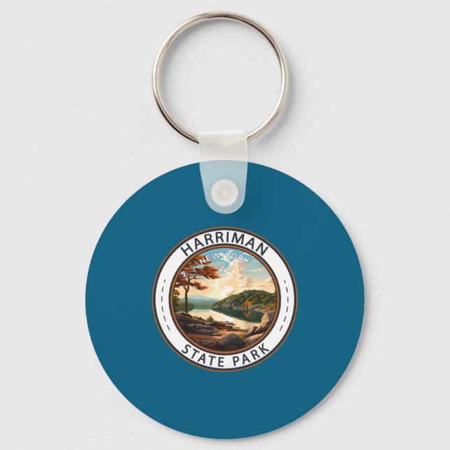 Harriman State Park New York Badge _1  Schlüsselanhänger (Vorderseite)