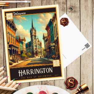 Harrington, Delaware   Carte postale ancienne