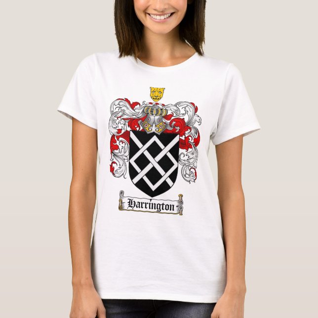 HARRINGTON FAMILIENWAPPEN - HARRINGTON WAPPEN T-Shirt (Vorderseite)