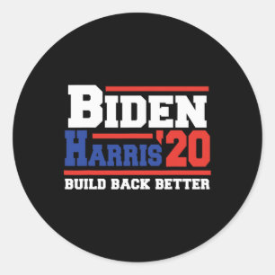 Harris 2020 - Besserer Schutz Runder Aufkleber
