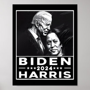 Harris 2024 47. Präsidentschaftswahl Joe Biden Kam Poster
