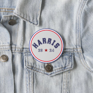 Harris 2024 Athletic Word Art Button