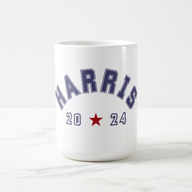 Harris 2024 Athletic Word Art Kaffeetasse (Mittel)