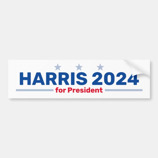 Harris 2024 autoaufkleber (Vorne)