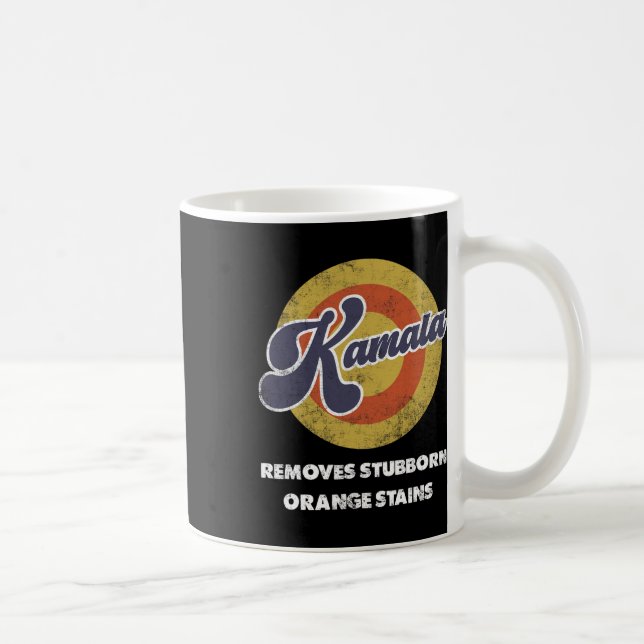Harris 2024 entfernt Stubborn Orange Stains Humoro Kaffeetasse (Rechts)