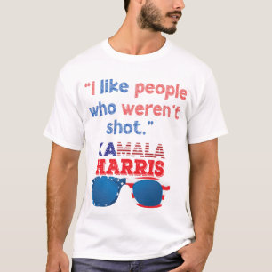 Harris 2024 Funny I mag Leute, die nicht erschosse T-Shirt