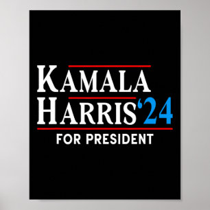 Harris 2024 Für die Präsidentschaftswahl Wählen fü Poster