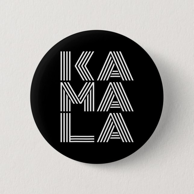 Harris 2024 #khive Biden Harris Cool Retro Street Button (Vorderseite)