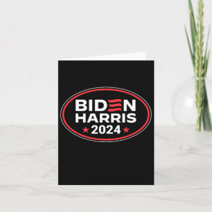 Harris 2024 Präsident Amerikanische Flagge Joe Bid Karte